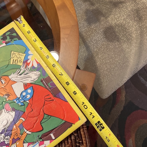 🐇Vintage 1958 Alice in Wonderland inlaid puzzle by Playtime House - Picture 10 of 10